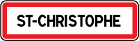 0 panneau saint christophe 17