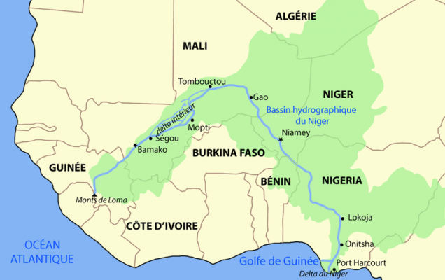 1979 niger river map