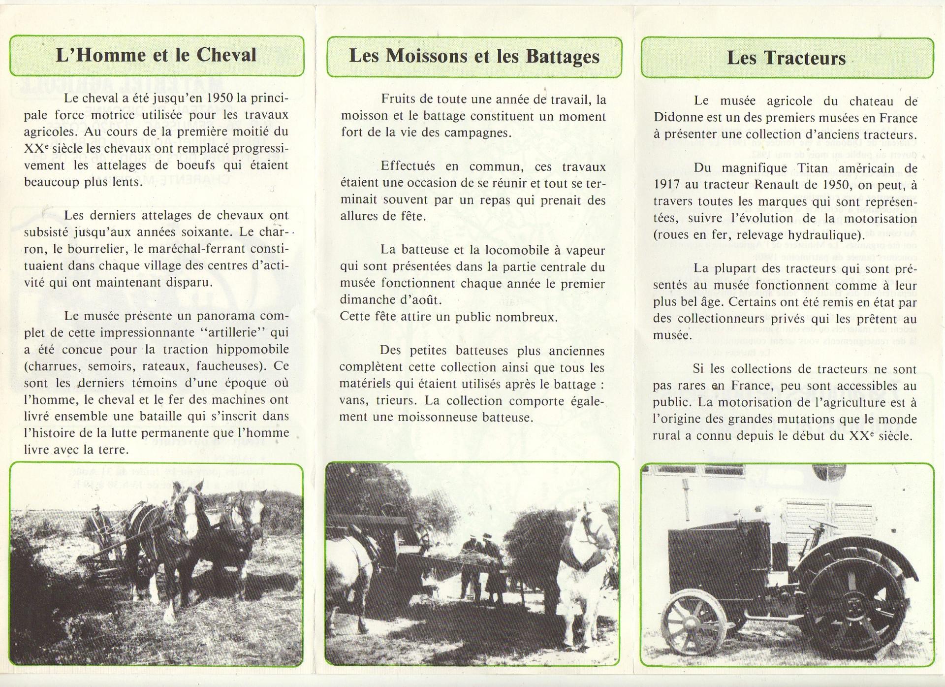 1982 prospectus musee agricole didonne v