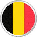 Belgium flag animation rond