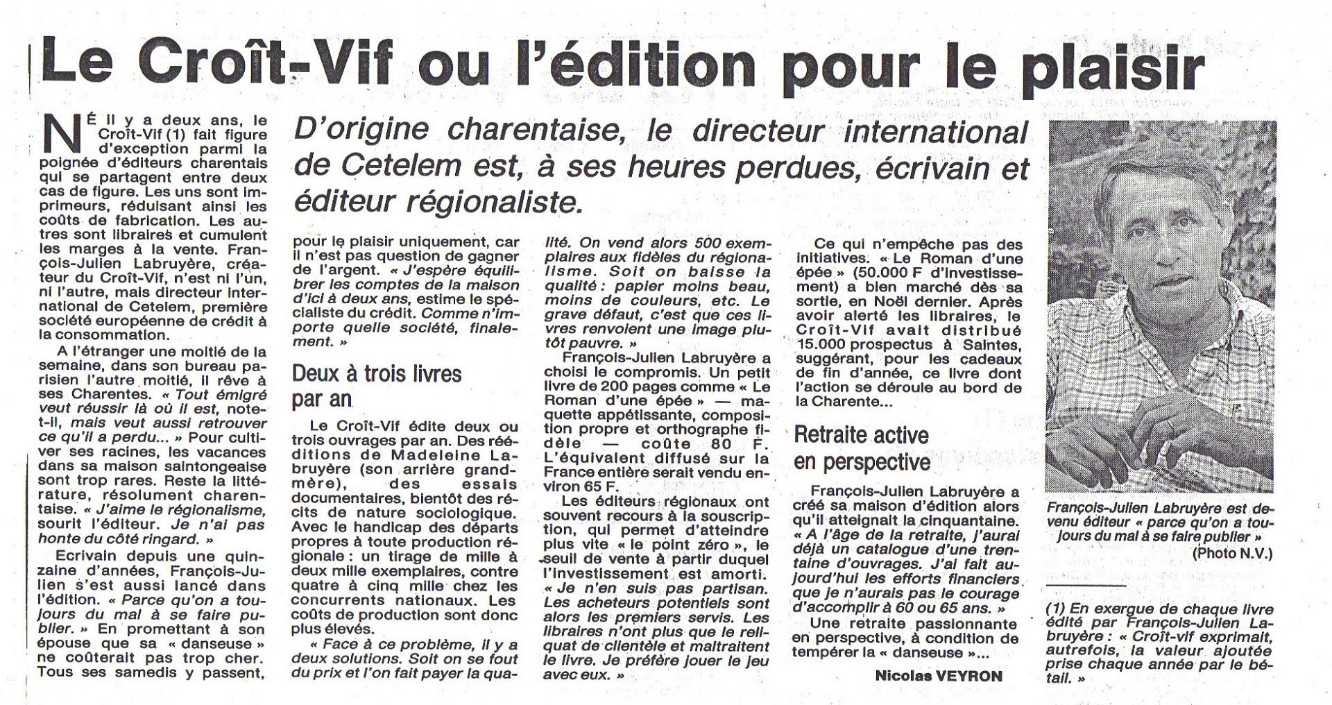 Le croit vif jfl journal touraine 17 aout 1991 blog 1