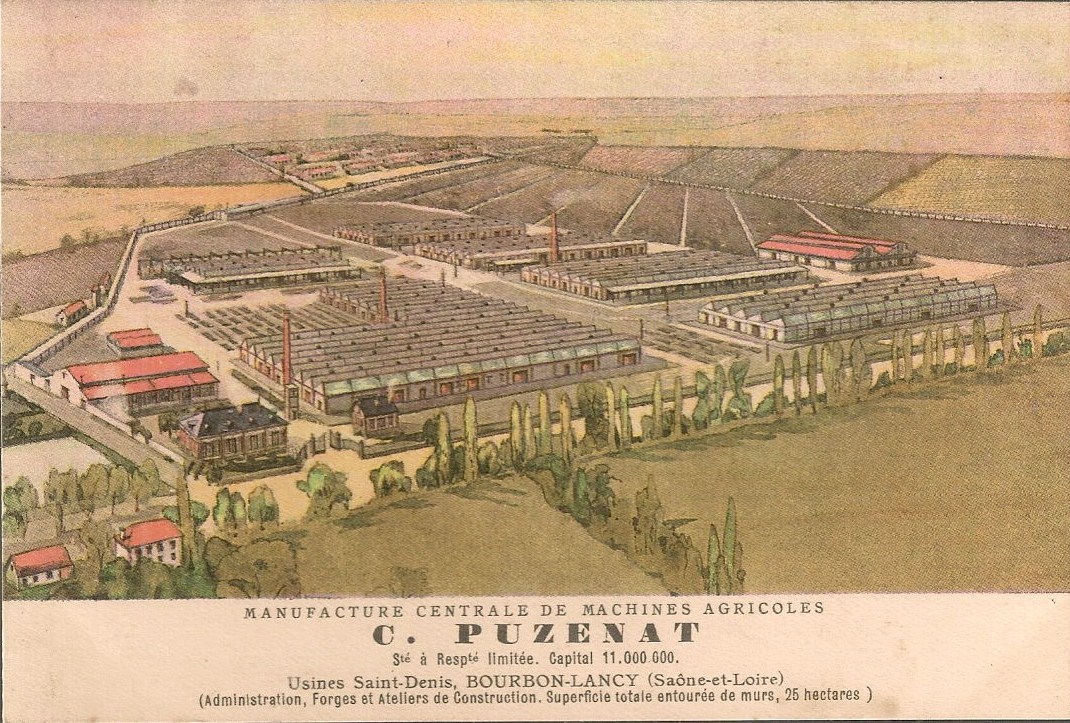 Puzenat vue de l usine bourbon lancy 1920