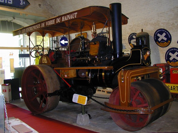 Rouleau compresseur a vapeur fowler de 1899