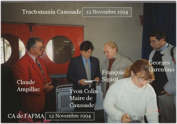 Tractomania caussade 12 nov 1994 noms