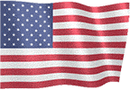 United states flag animation